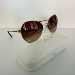 NEW!!! Swarovski brown sunglasses SK266 32G Authentic Retail 225$